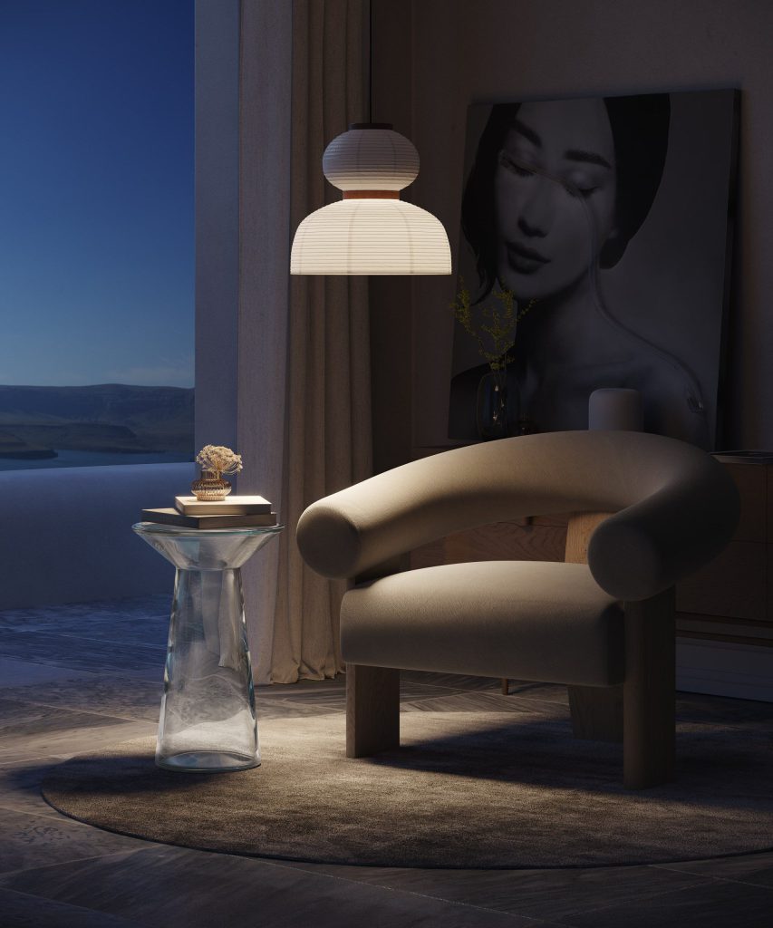 3D Interior Visualization of Modern Furniture