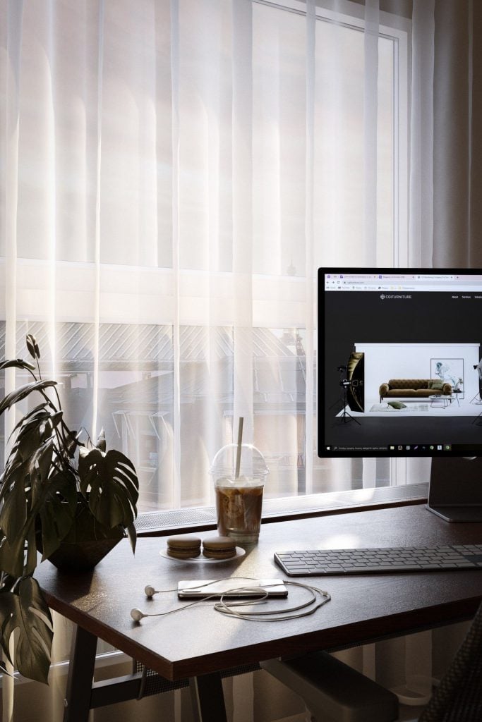 3D Furniture Visualization and Rendering Workspace