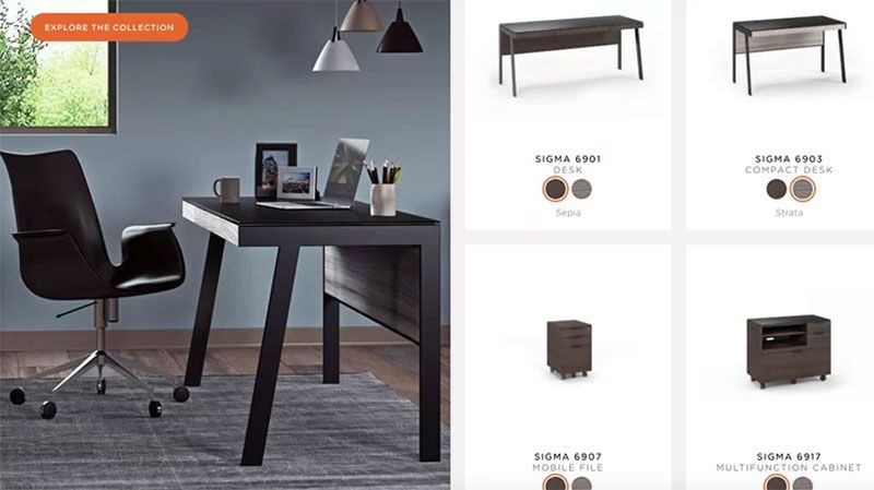 A Product Page Showing How to Sell Furnishings Online