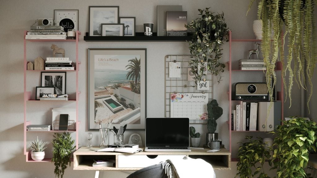 Desk 3D Animation