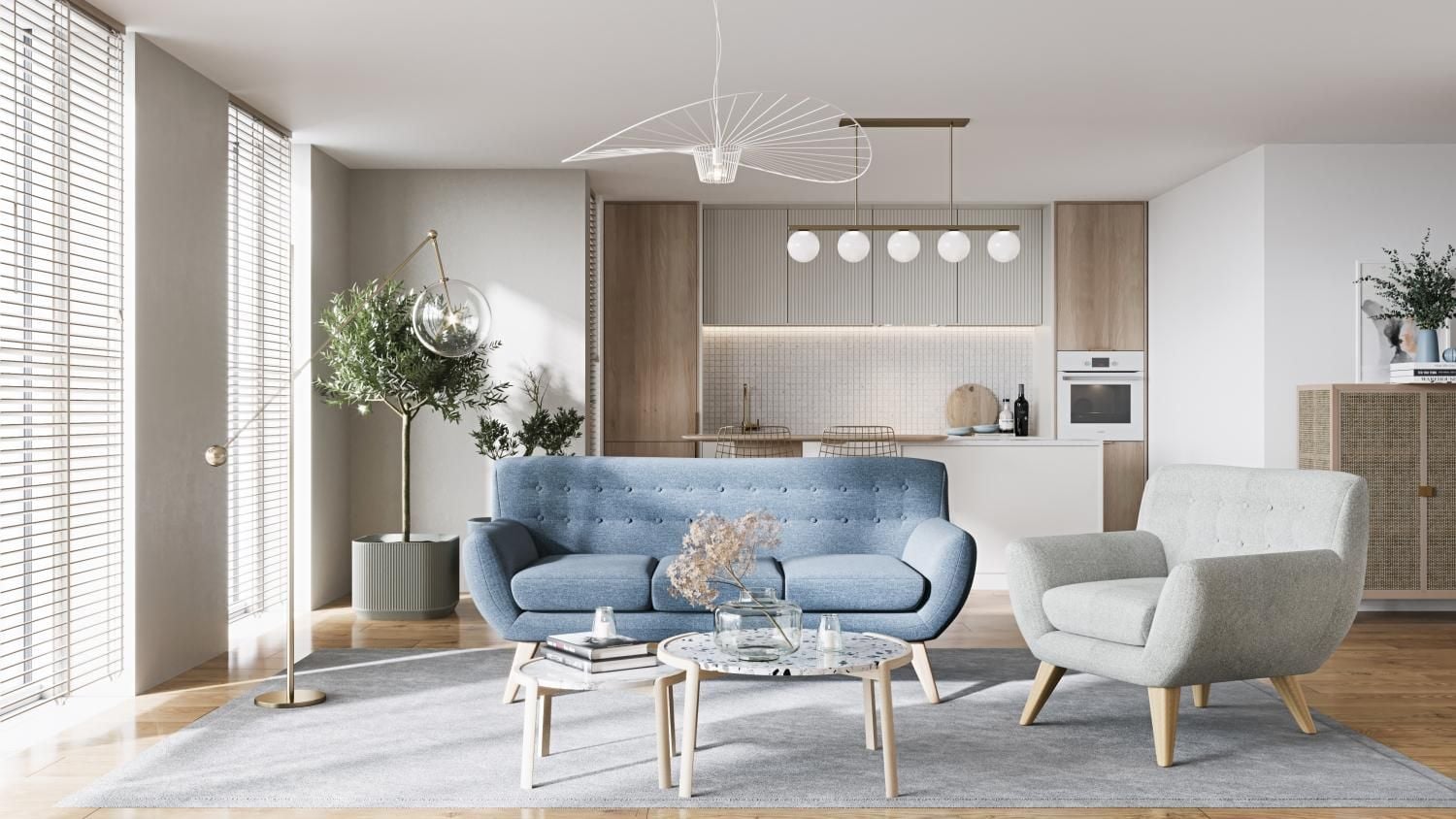 Modern Studio 3D Setting