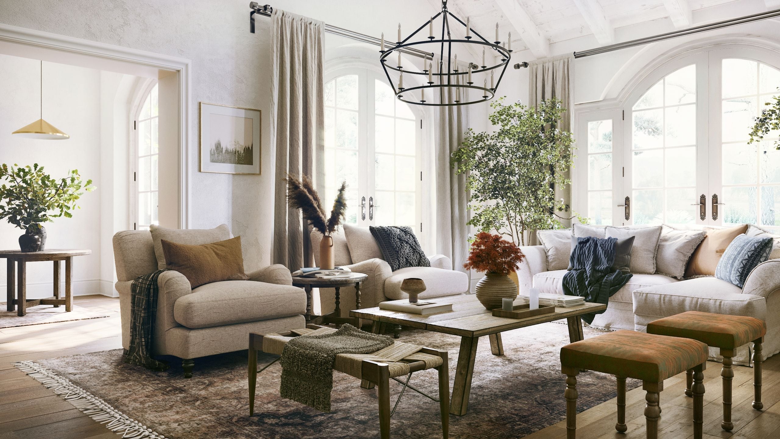 American Country Interior Style