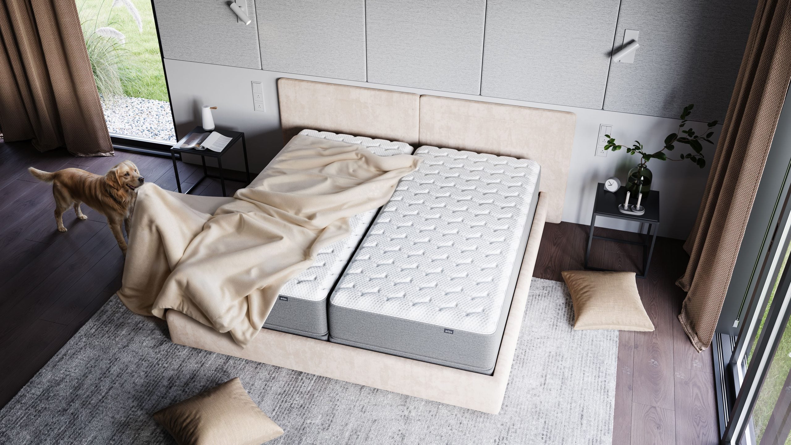 Mattresses in bedrooms