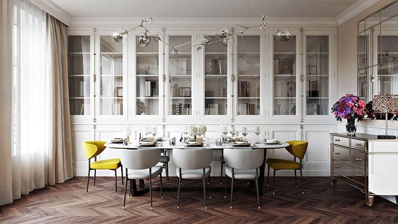 Lifestyle Imagery for a Dining Furniture Set