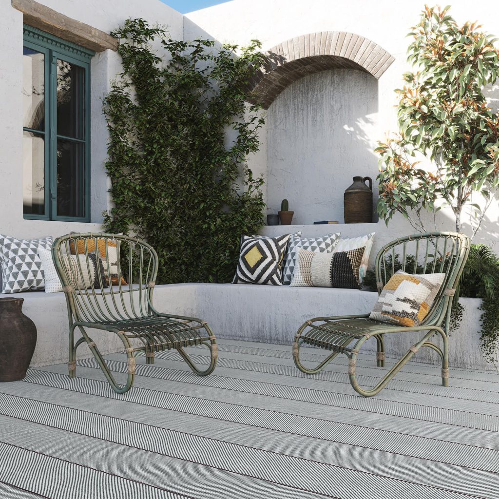 3D Furniture Rendering and Visualization of Outdoor Patio Scene
