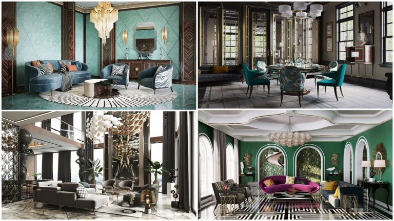 A Collage for Four Luxury Style Interior Design