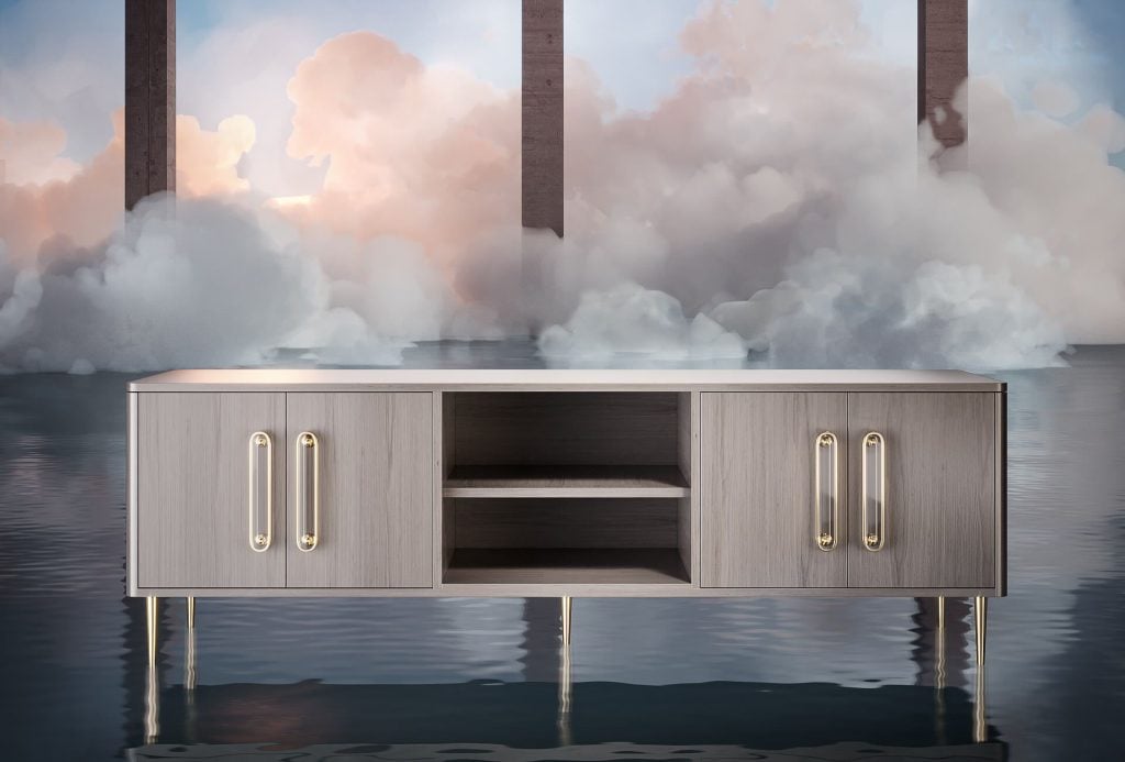 Photorealistic 3D fittings Rendering – trendy Cabinet Design