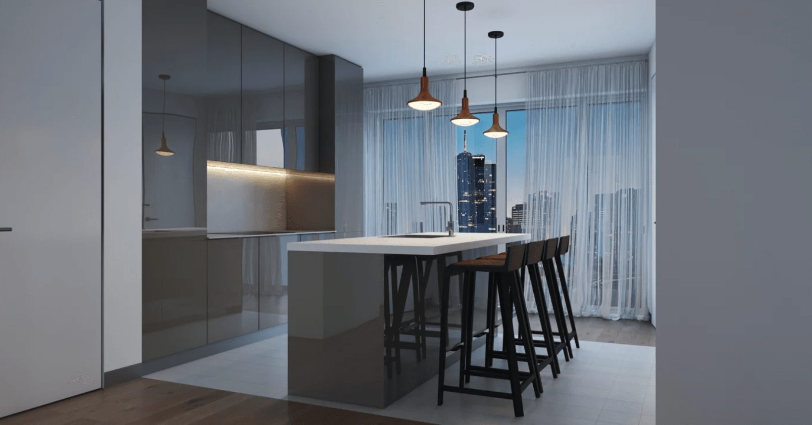 Kitchen Lights Lifestyle CG Image