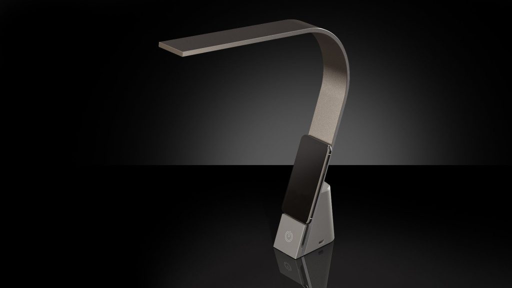 3D Product Rendering of stylish Desk Lamp – High-Quality Visualization