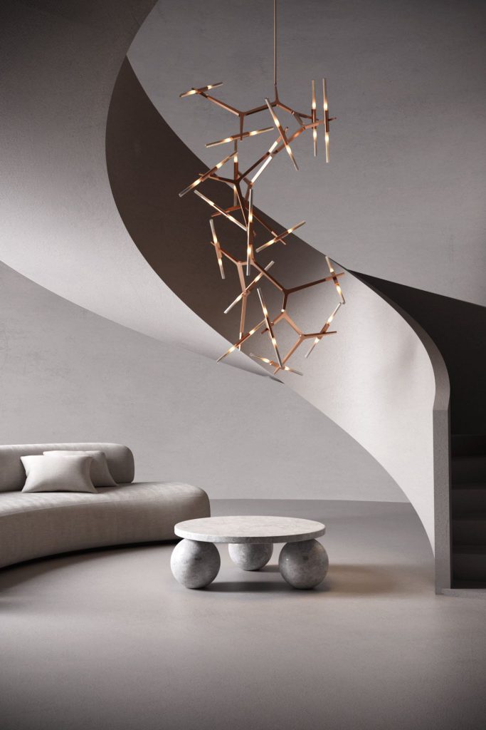 3D Interior Visualization of Modern Furniture Design