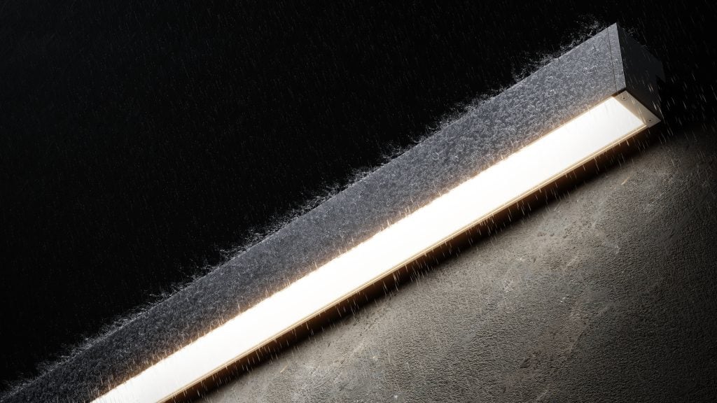 Photorealistic 3D Rendering of Modern Light Fixture