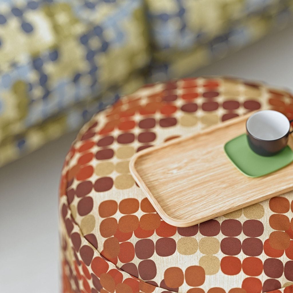 3D Furniture Rendering – Custom Ottoman Design