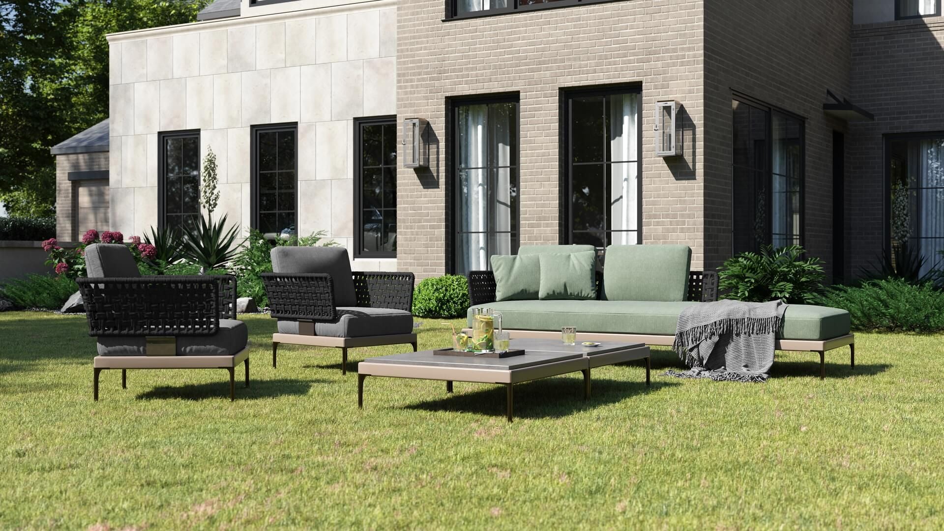 Alternative Color Option for Furniture 3D Rendering