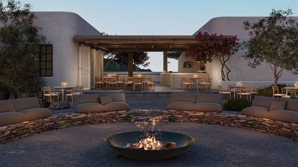 3D Rendering and Visualization of Outdoor Lounge
