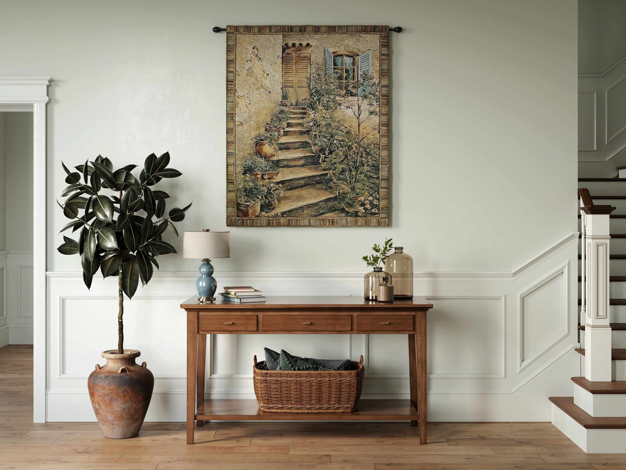 3D Rendering of a Tapestry at Home