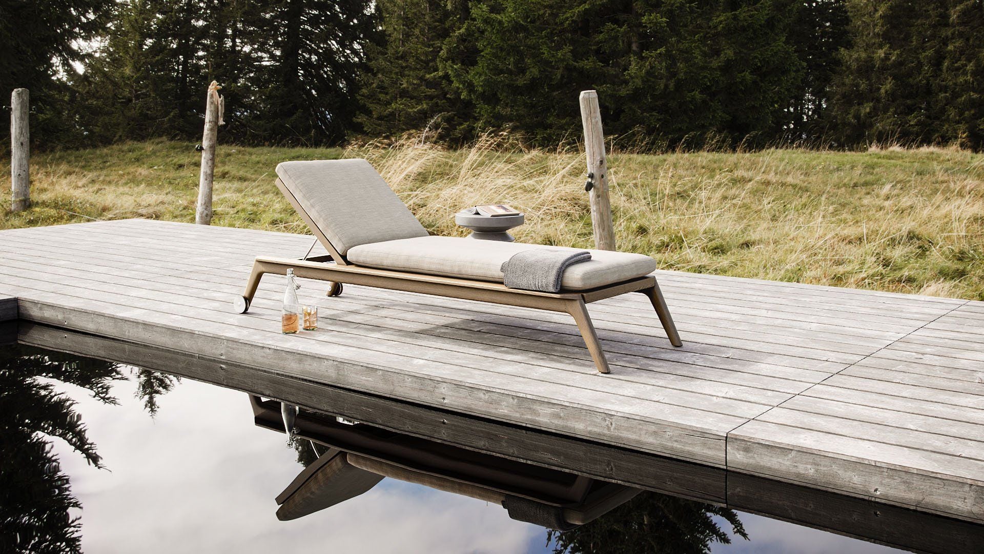 Stylish Pool Deсk Chair 3D Rendering