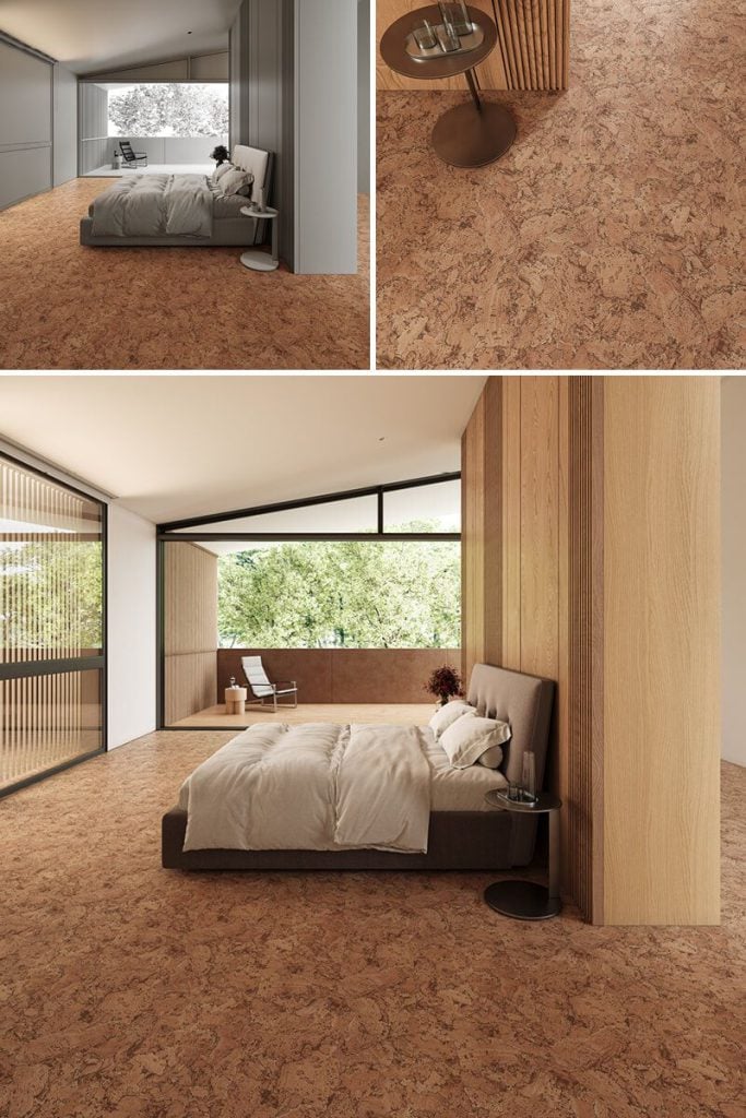 3D Interior Visualization of Modern Bedroom with Realistic Furniture Rendering