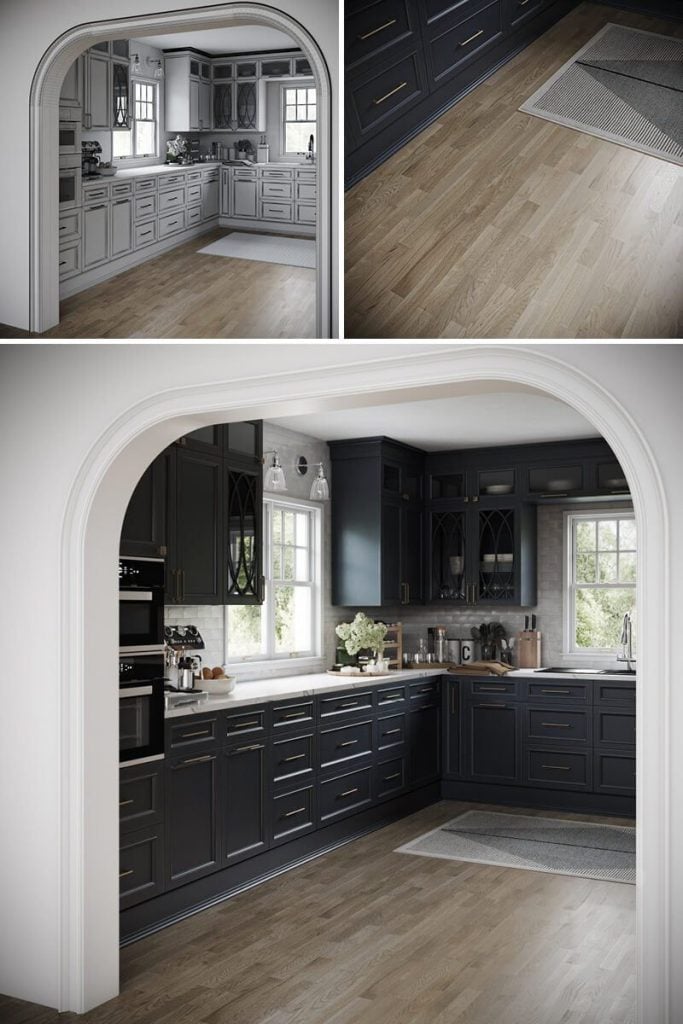 3D Kitchen Rendering and Visualization