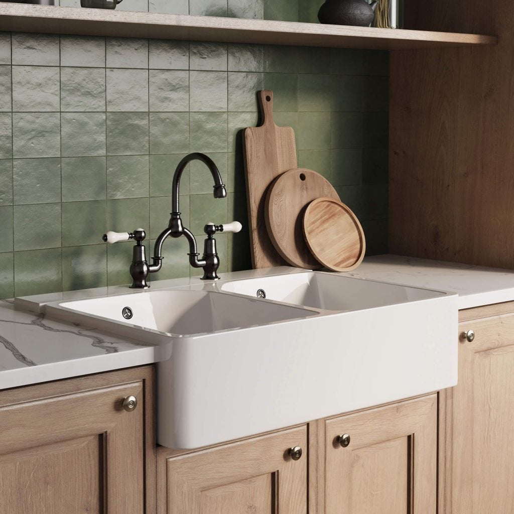 Photorealistic Kitchen Sink 3D Rendering – High-Quality Interior Visualization