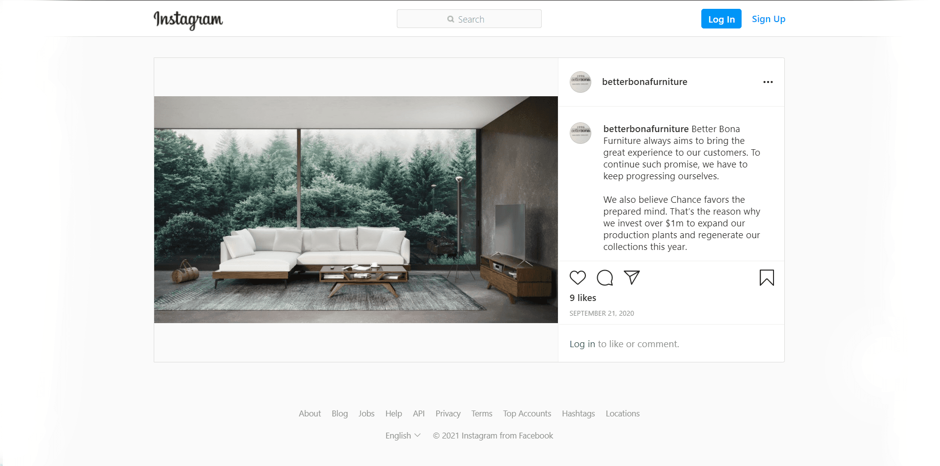 Product CGI for Furniture Brand's Social Media Posts