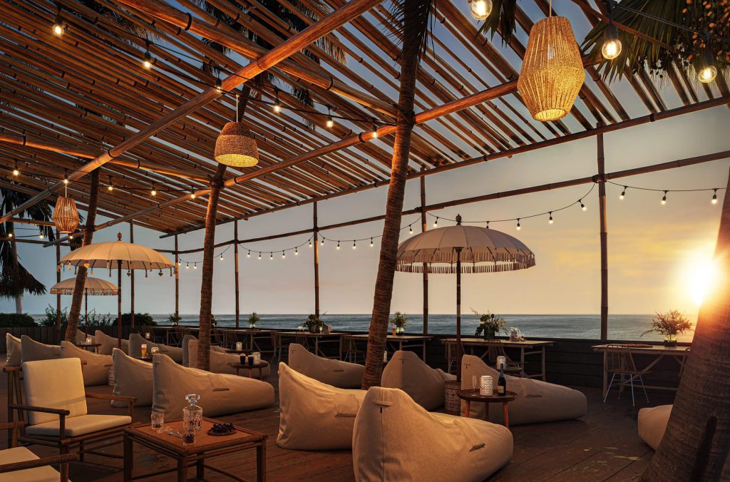 3D Lifestyle Visualization of Outdoor fittings at Sunset