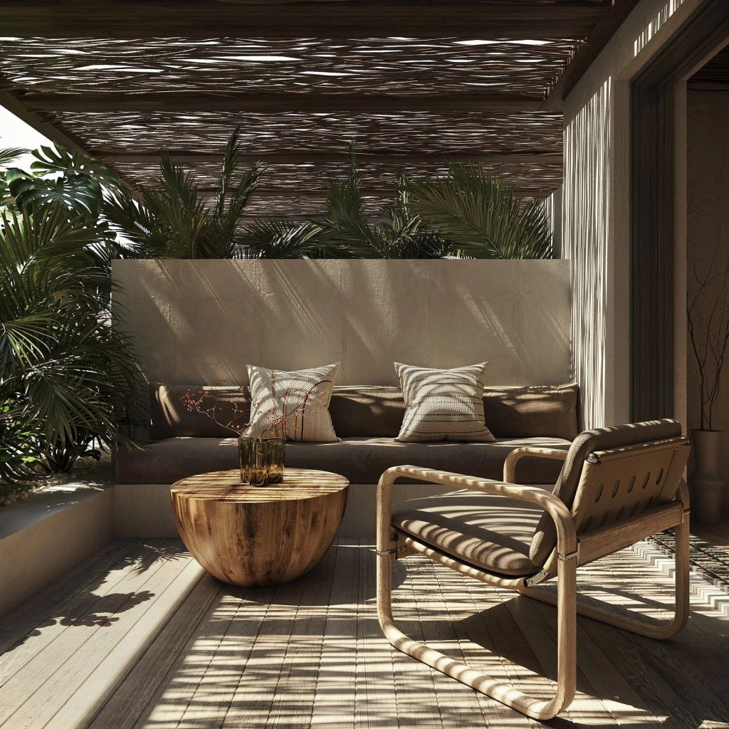 3D Product Rendering for Outdoor Furniture in a Lifestyle