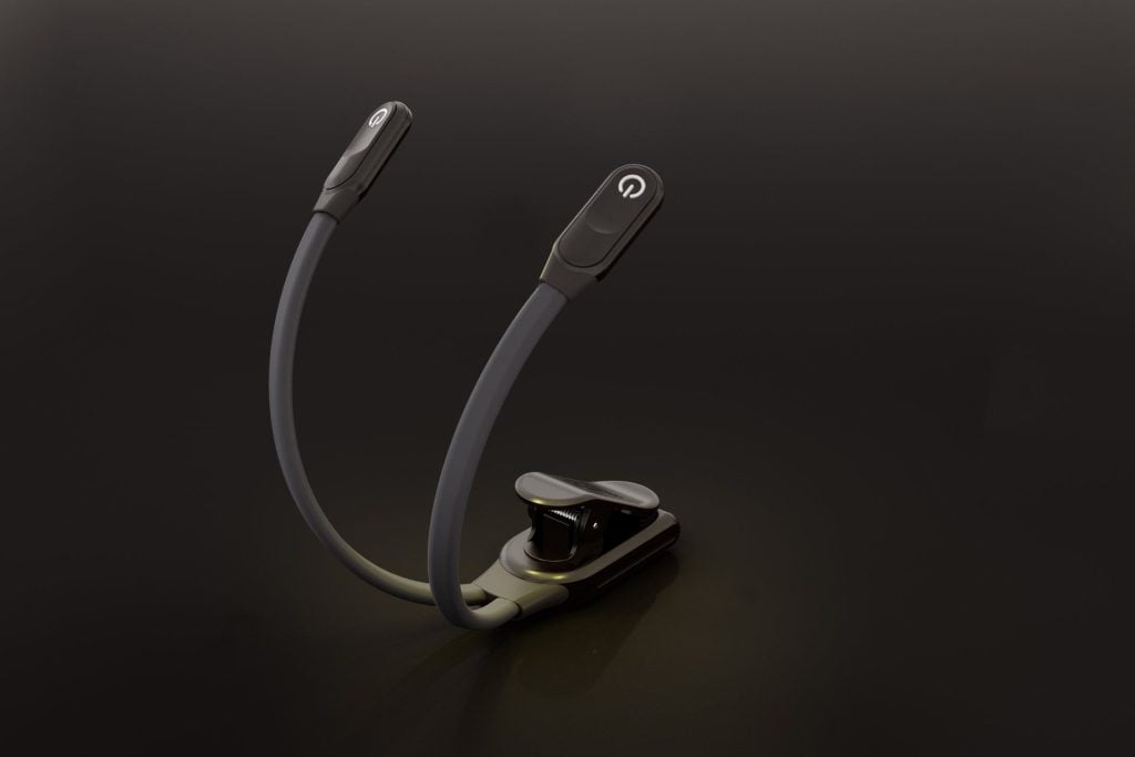 3D Product Rendering of stylish Clip Light
