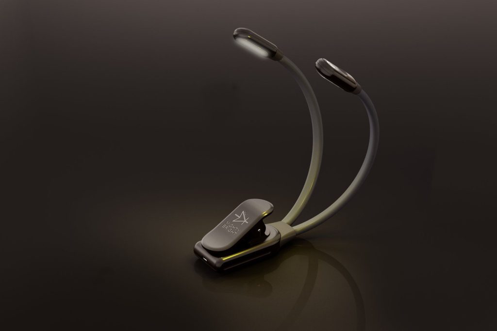 3D Product Rendering of stylish Clip Light