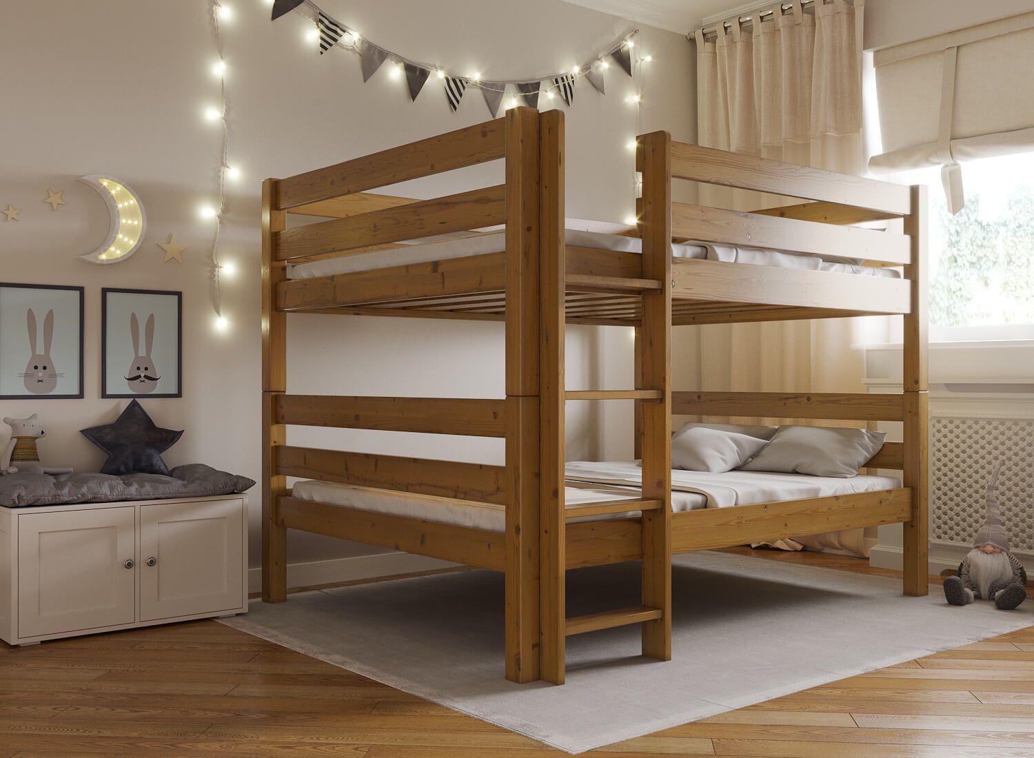 Bunk Bed Product Rendering