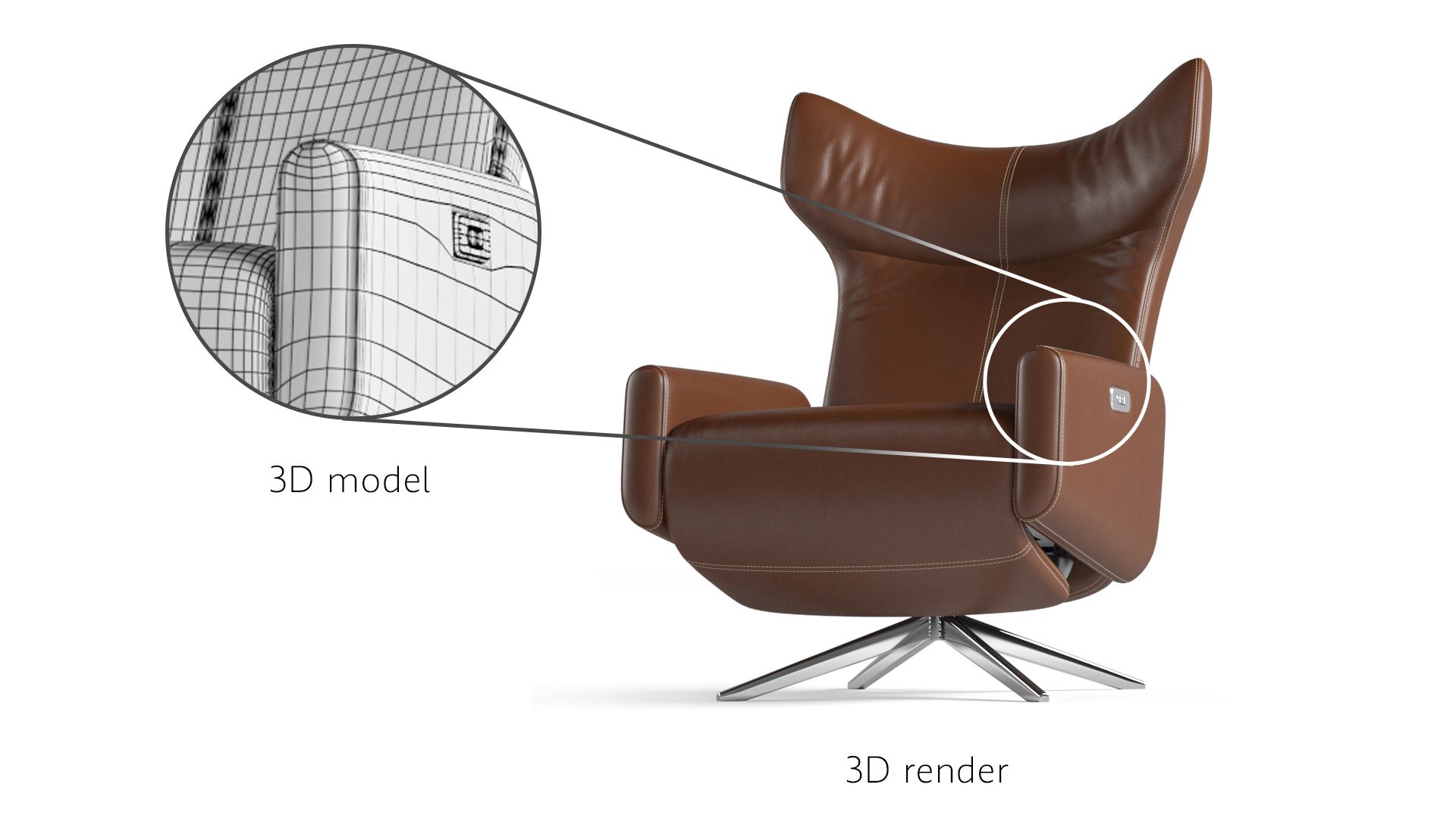 Product Rendering and Modeling Difference