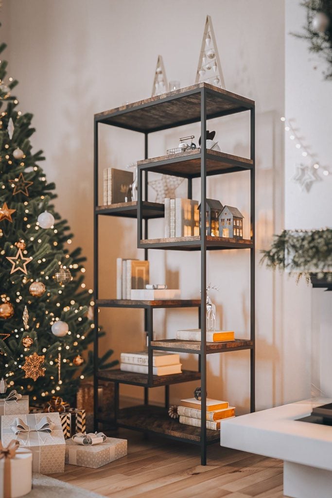 3D Furniture Rendering of a Festive Interior Scene