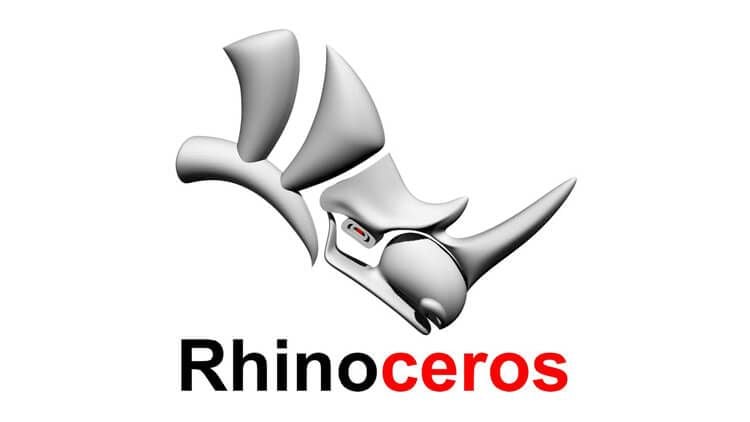 Rhinoceros 3D rendering software with ray-traced viewport for real-time product visualization