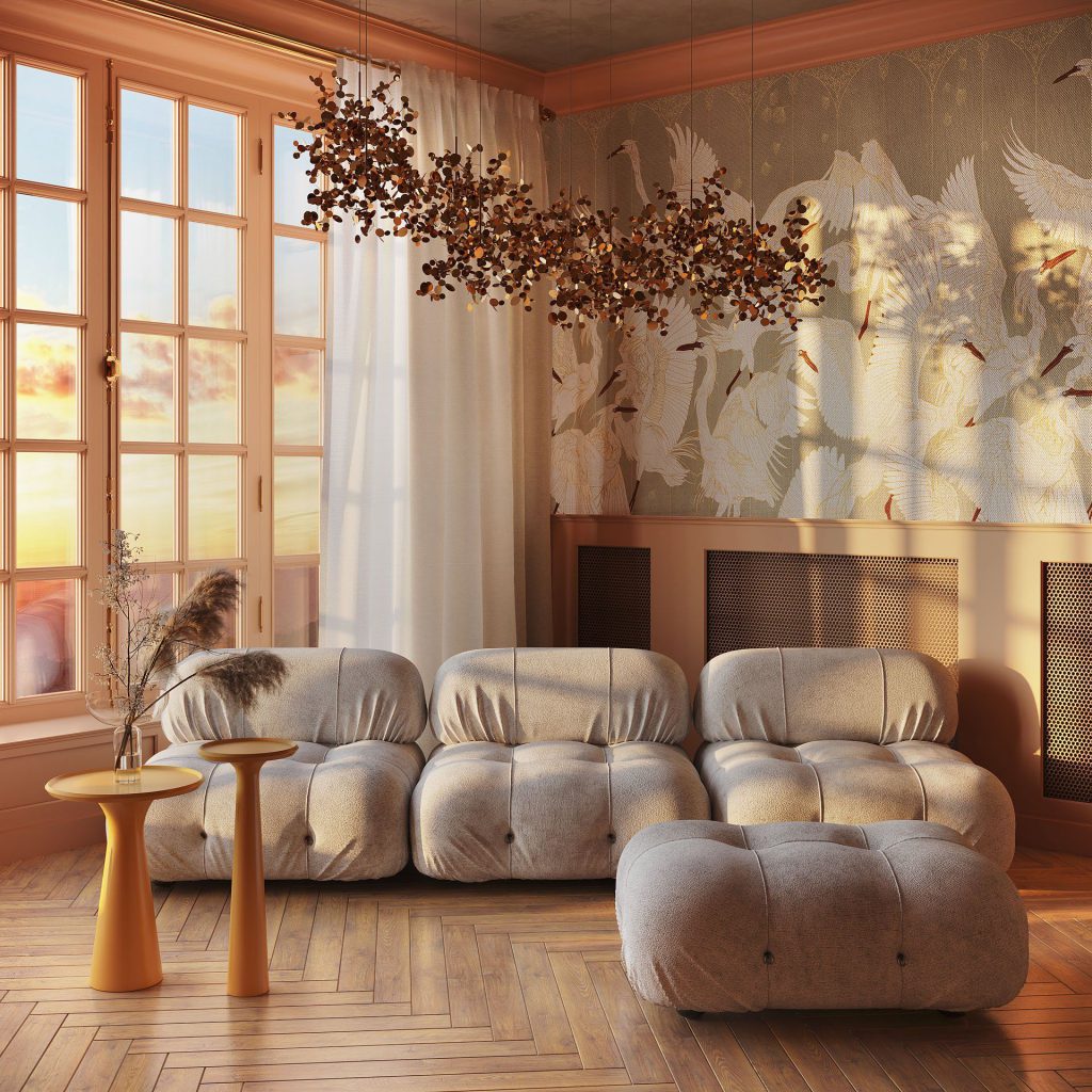 3D Interior Visualization of trendy fittings with Photorealistic Rendering