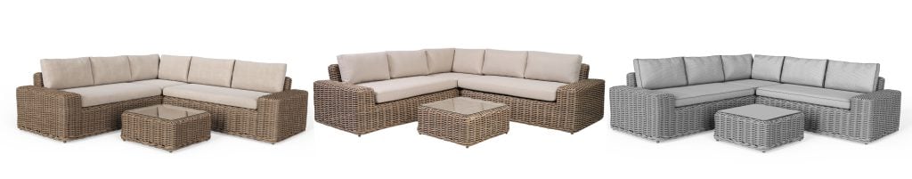 Rattan Furniture Set 3D Modeling
