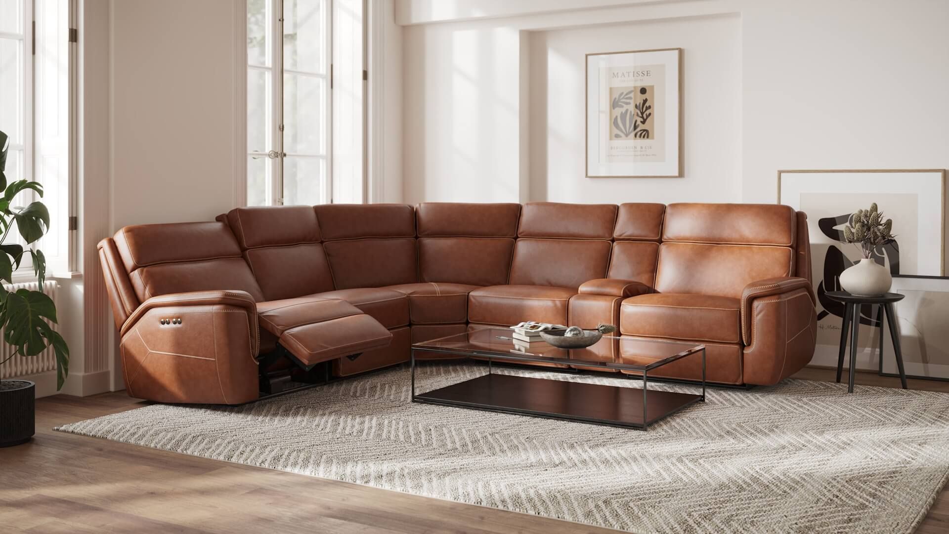 Lifestyle Interior 3D Image for Rug Marketing
