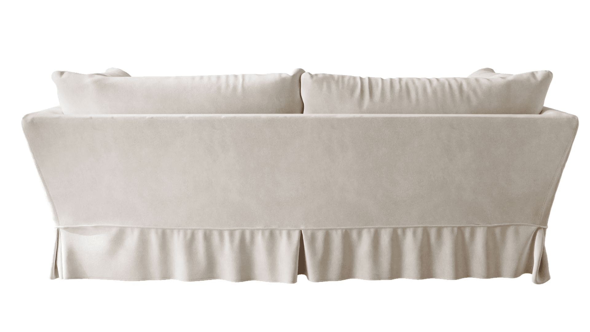 Silo Visualization of a White Sofa