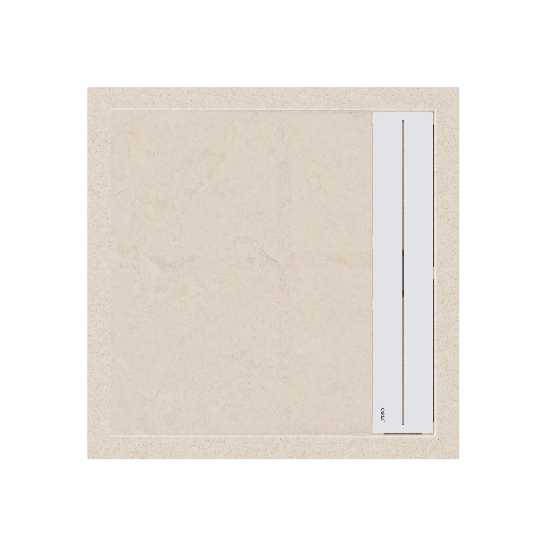 Off-White Shower Tray Silo CGI