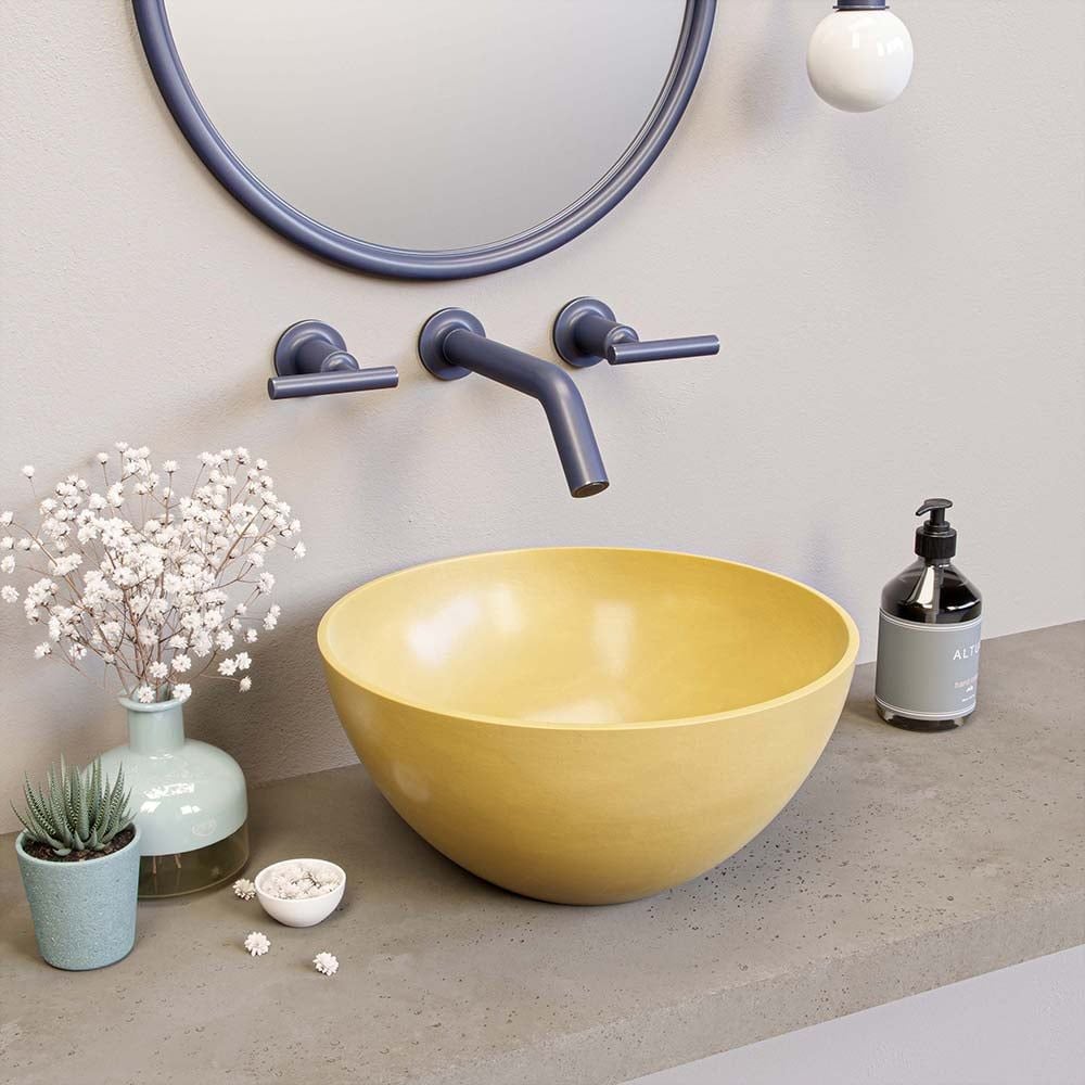 3D Interior Visualization of trendy Bathroom Sink