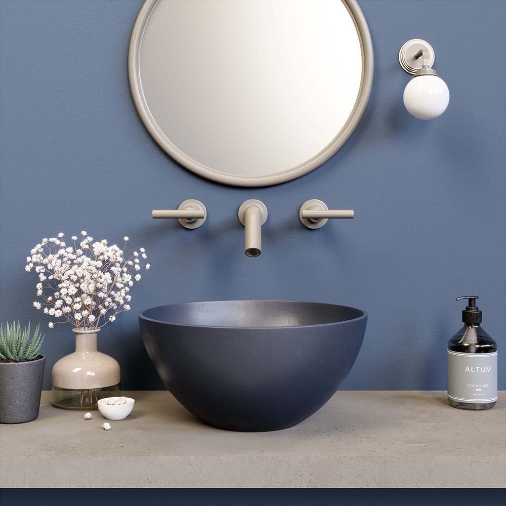 Photorealistic 3D Bathroom Interior Rendering with trendy Sink