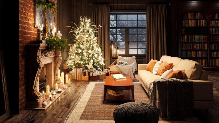 Christmas Lifestyle Furniture Render