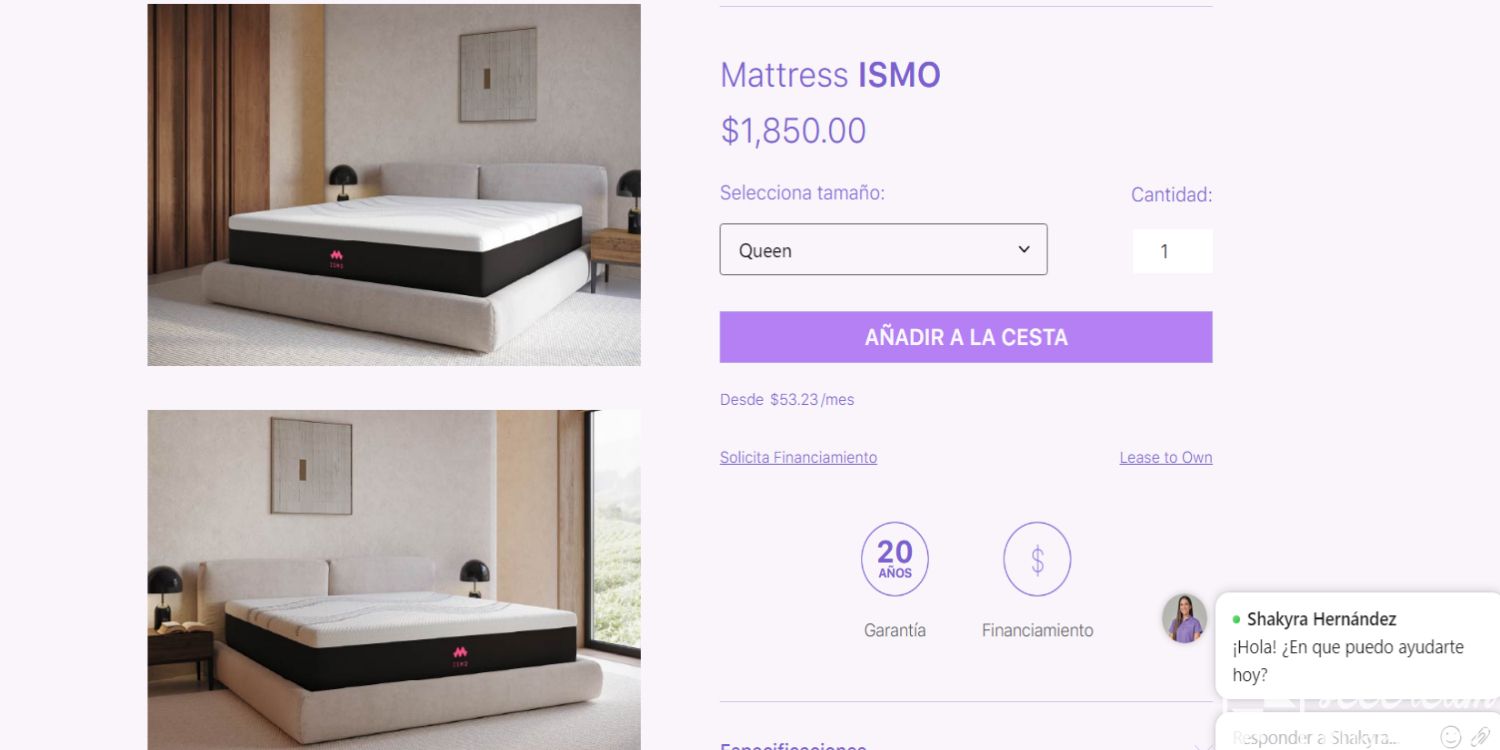CGI for a Sleeping Furniture Website