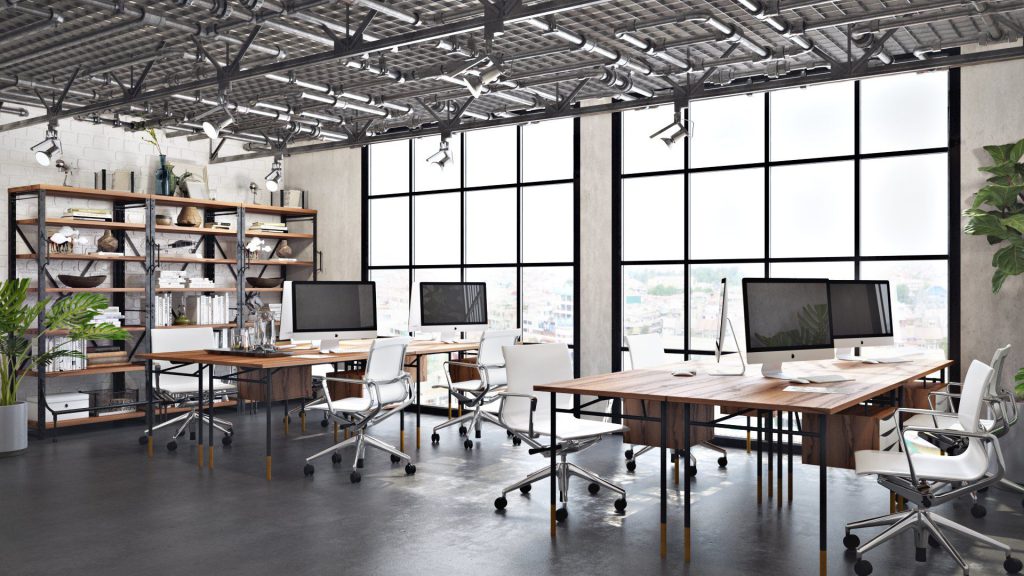 3D Interior Visualization of Office Space