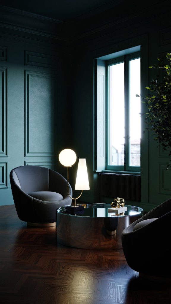 3D Interior Visualization of Modern Furniture