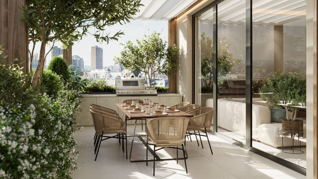 Terrace Furniture Lifestyle Render