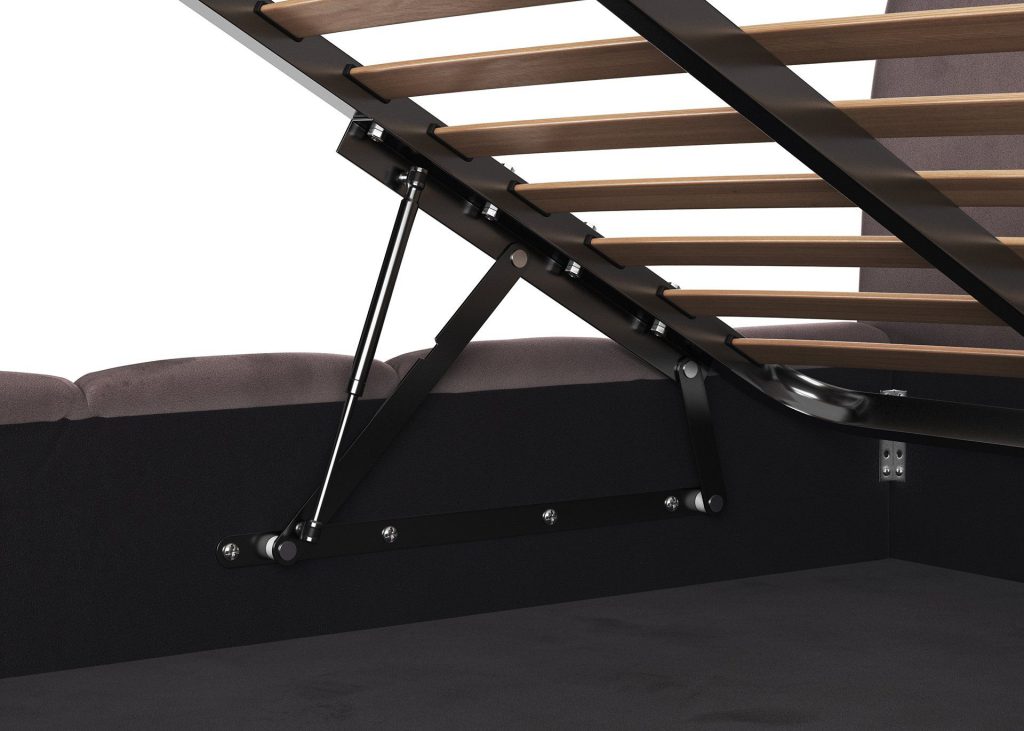 3D Furniture Rendering of Bed Frame Mechanism