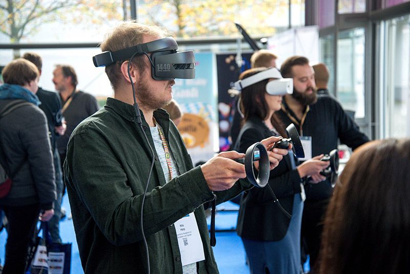 A Man Making Purchase with VR Shopping