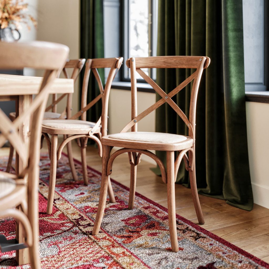Realistic 3D Furniture Rendering – Dining Chairs