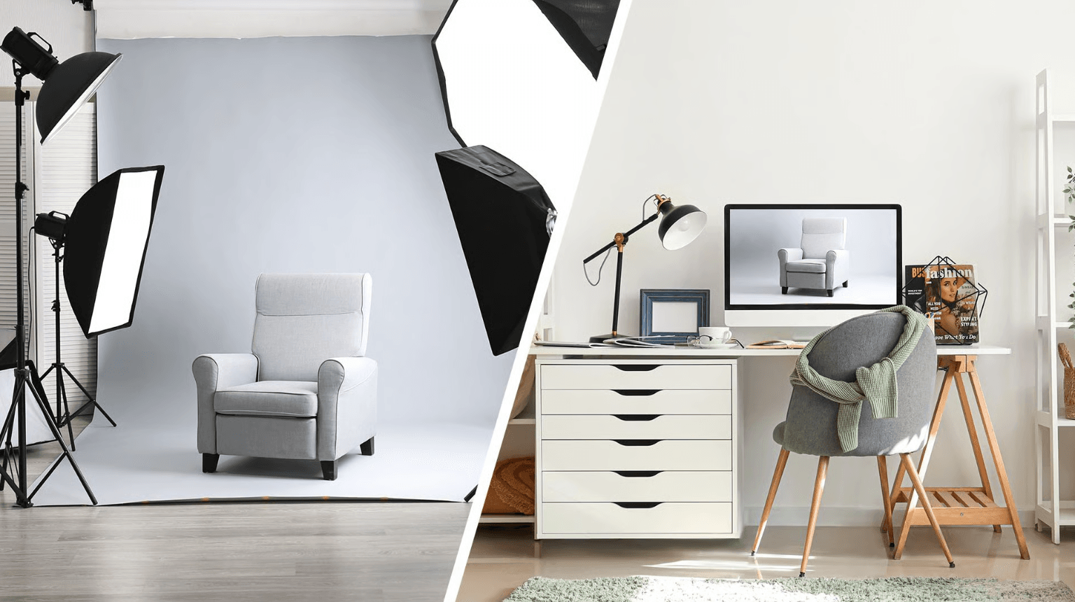 Photorealistic furniture rendering matched to material samples and production spec