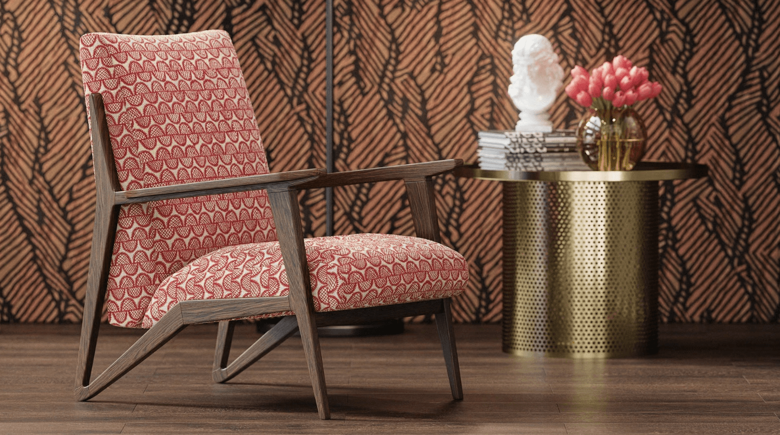 Photorealistic silo renderings of furniture generated from production-ready CAD files