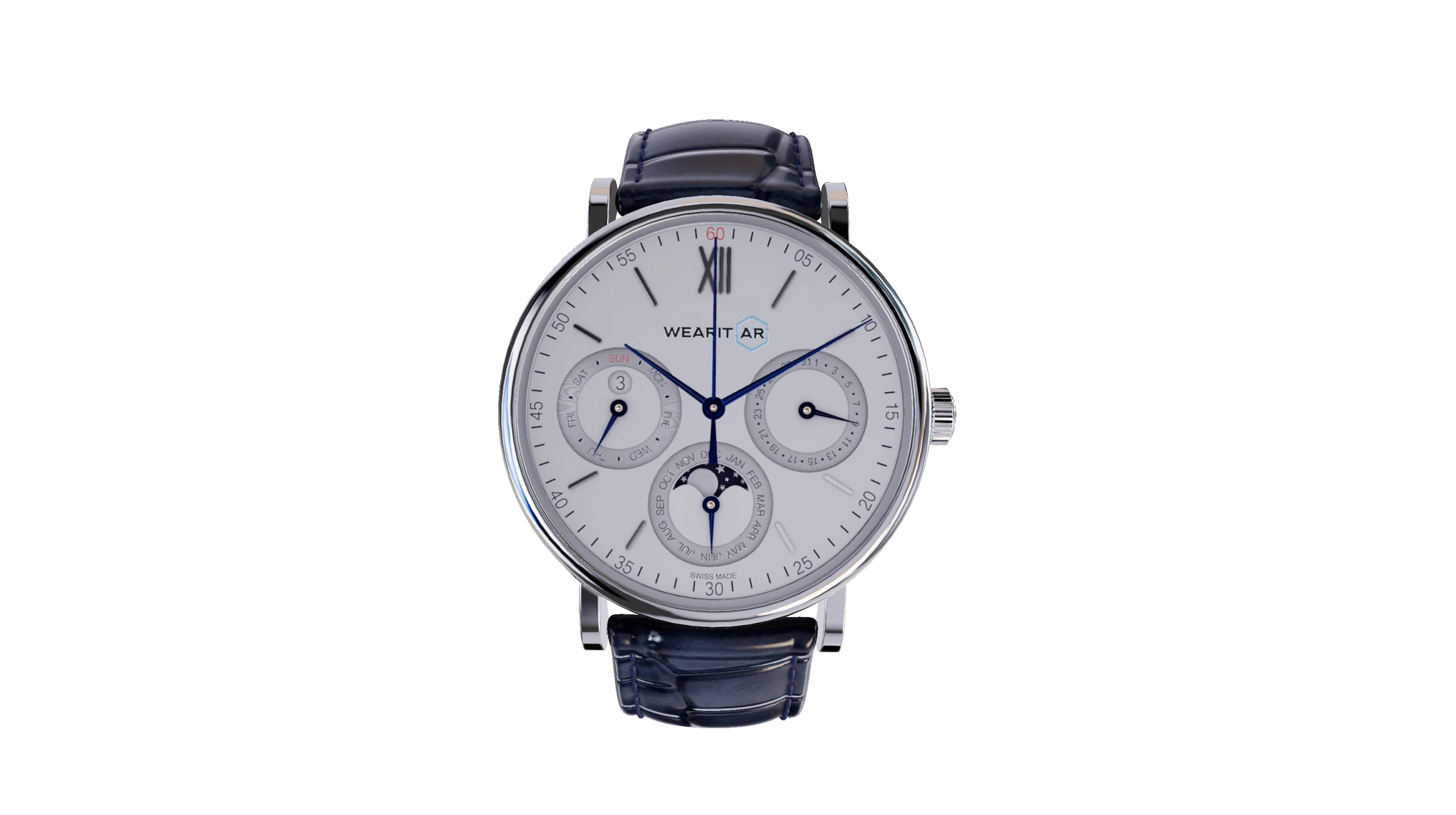 Wristwatch 3D model preview